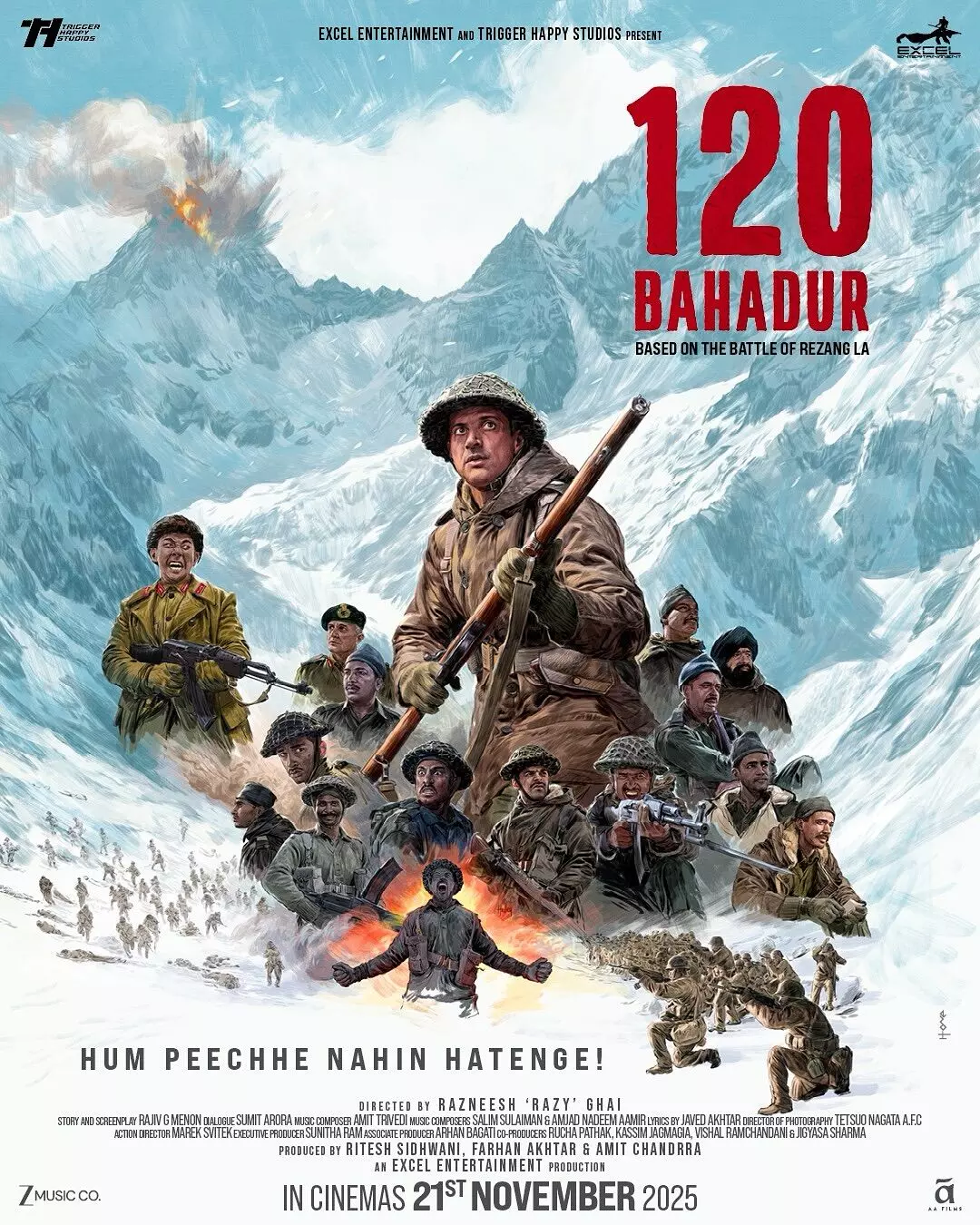 ‘120 BAHADUR’ TO CREATE HISTORY WITH FIRST-EVER DEFENCE THEATRE RELEASE ‘120 BAHADUR’ TO CREATE HISTORY WITH FIRST-EVER DEFENCE THEATRE RELEASE