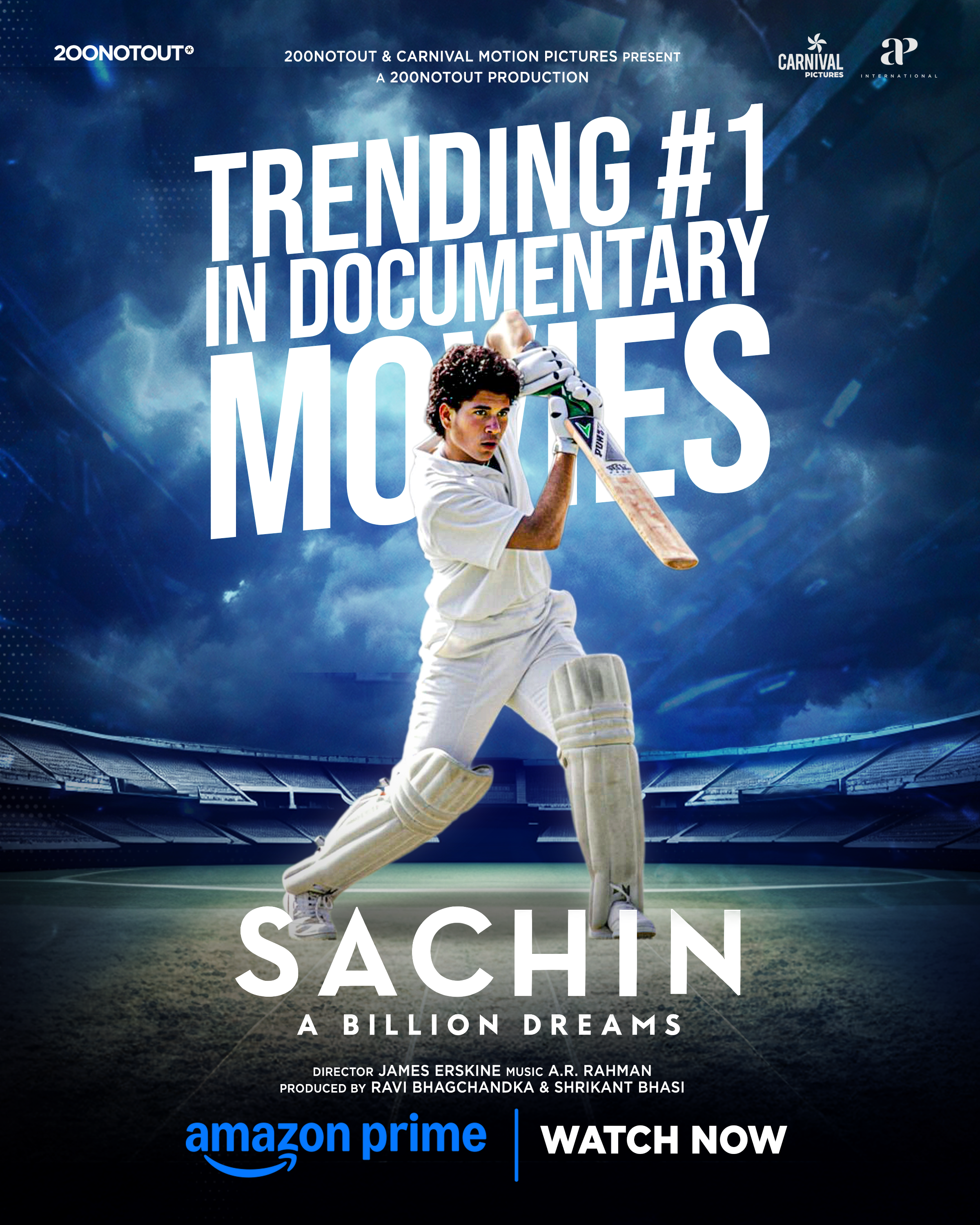 SACHIN: A BILLION DREAMS RETURNS TO THE SPOTLIGHT SACHIN: A BILLION DREAMS RETURNS TO THE SPOTLIGHT